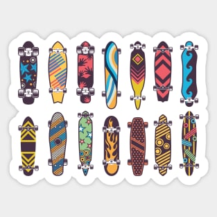 Longboard Colection Sticker